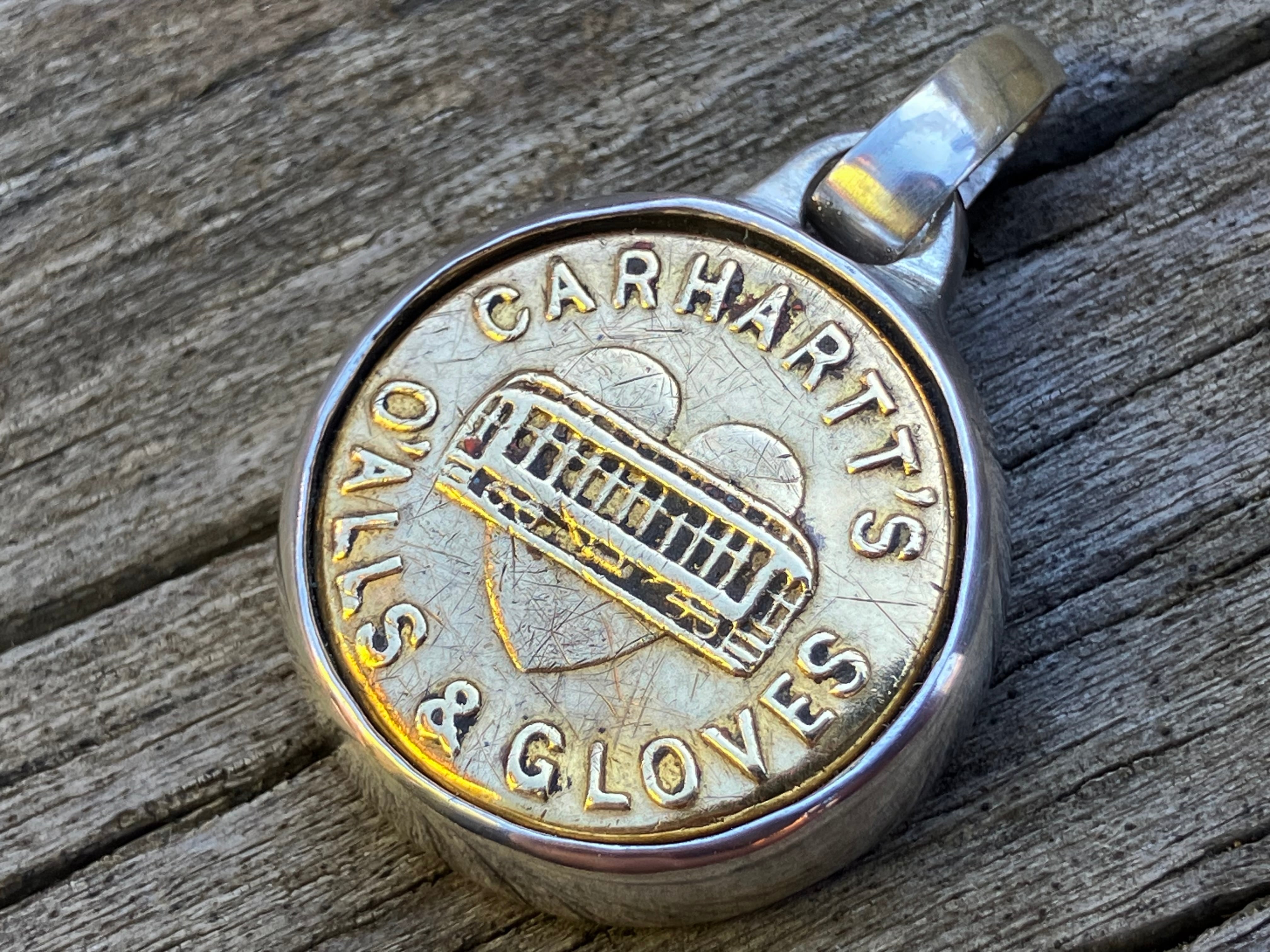 1910s〜CARHARTT CHANGE BUTTON SILVER 925 PENDANT TOP