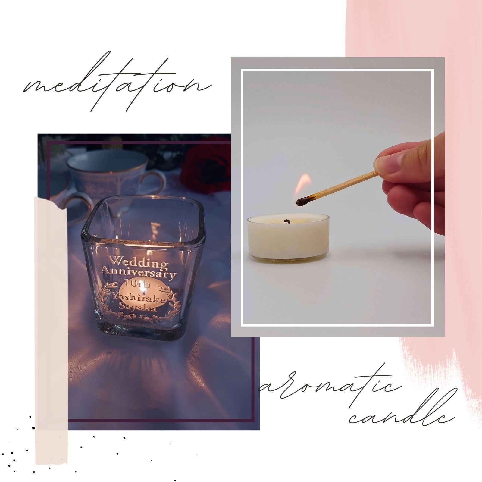 アロマキャンドルセット - 絆深まるキャンドルホルダー Eternita専用