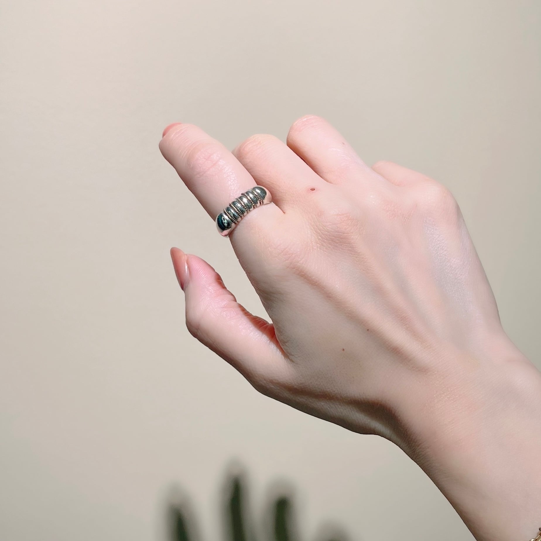 TIFFANY & Co.】【14号】VINTAGE ヴィンテージ ティファニー リブ