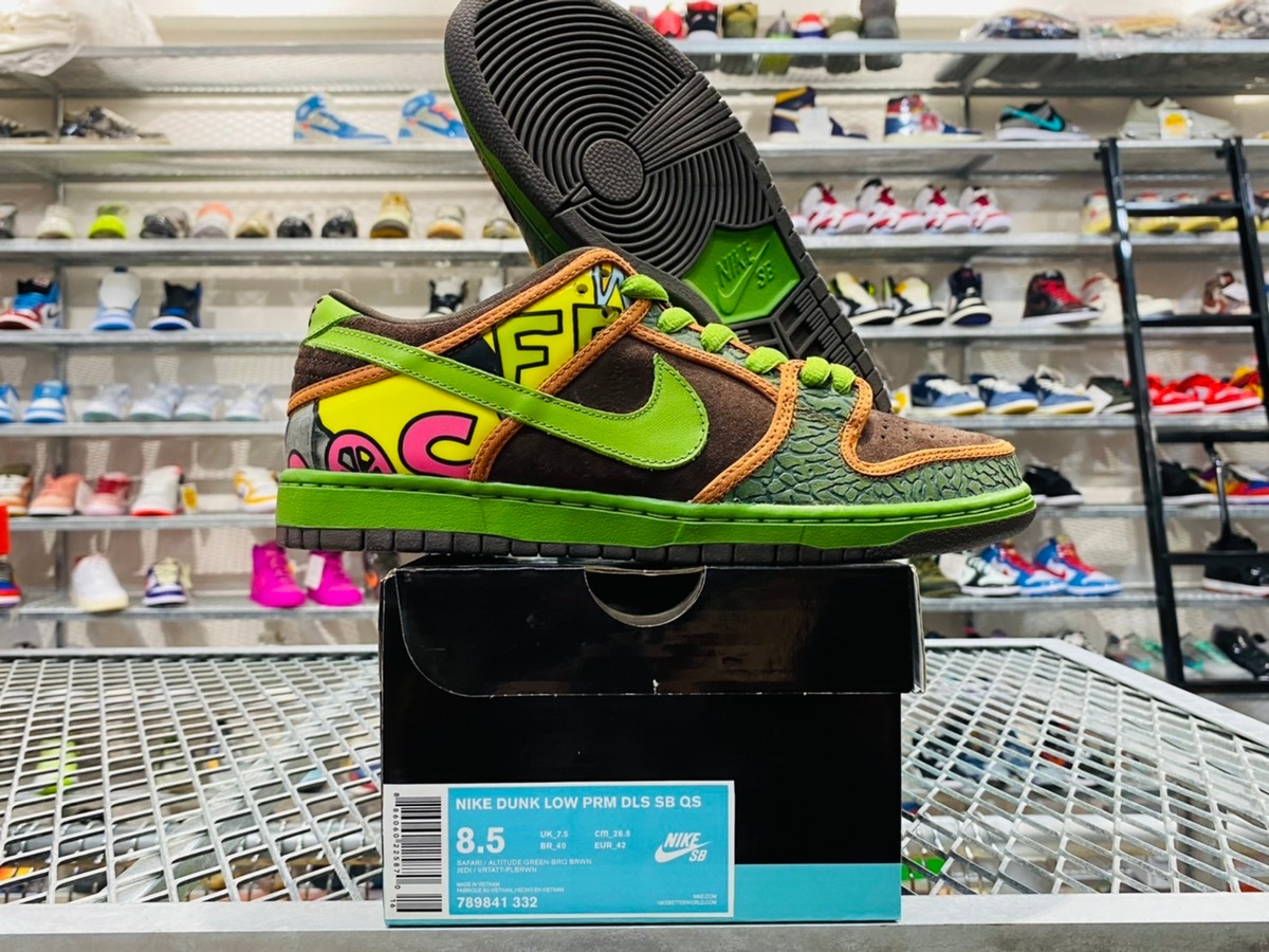 NIKE SB DUNK LOW PRM DE LA SOUL QS SAFARI 789841-332 28㎝ 81352 