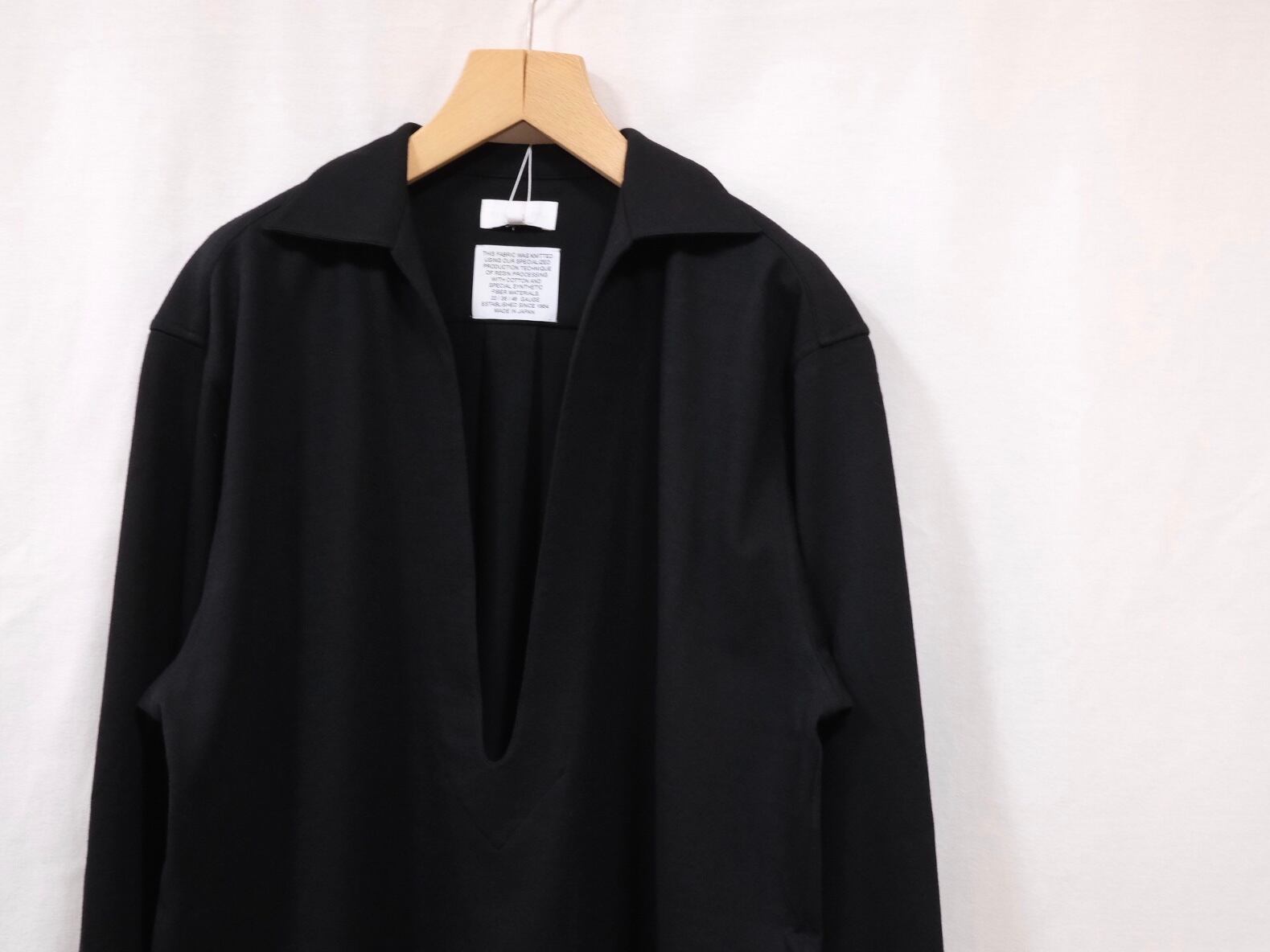 KANEMASA PHIL” 36G Ideal Wool Varruse Shirt Black” | Lapel online