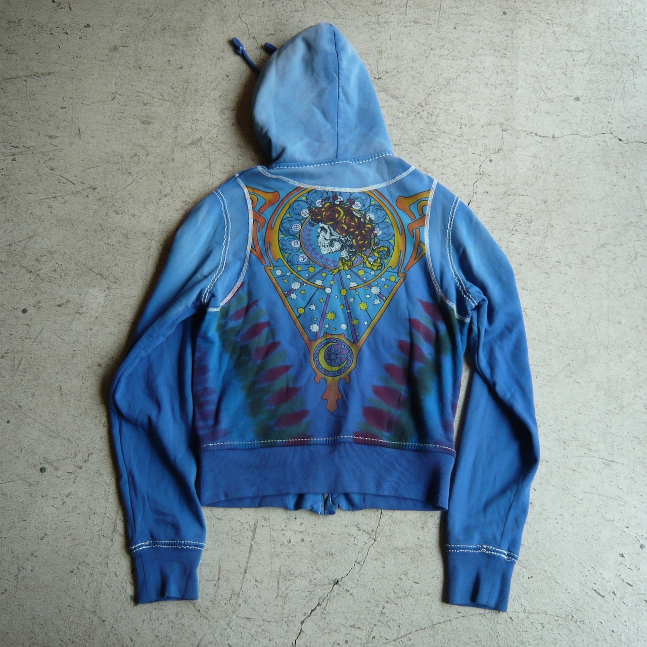 00s True Religion x Grateful Dead ジップパーカー