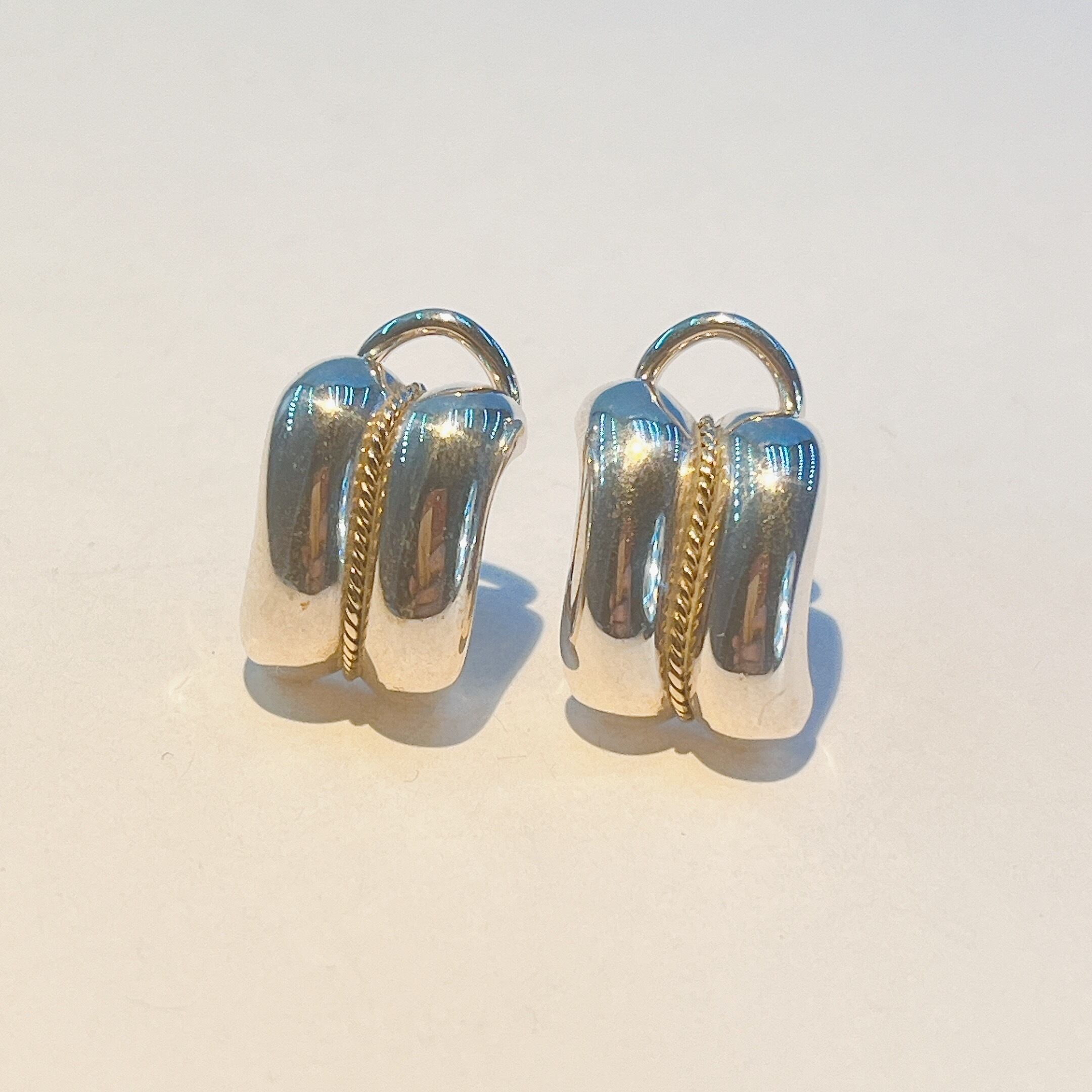 TIFFANY&Co. ヴィンテージ　アトラス　コンビ　ピアス TIFFANY&Co. ヴィンテージアトラスコンビピアス