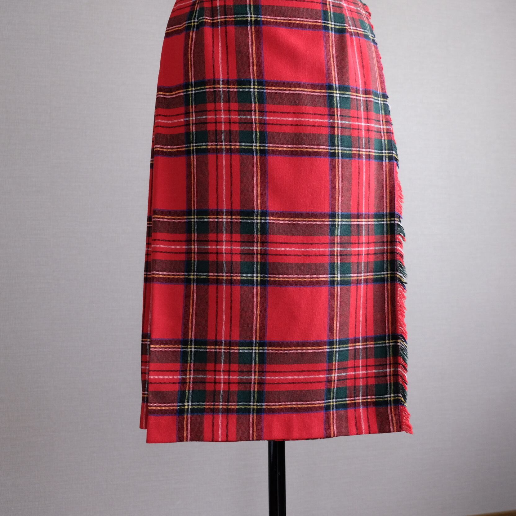 タータンチェック巻きスカート O'NEIL OF DUBLIN | 古着屋Sique