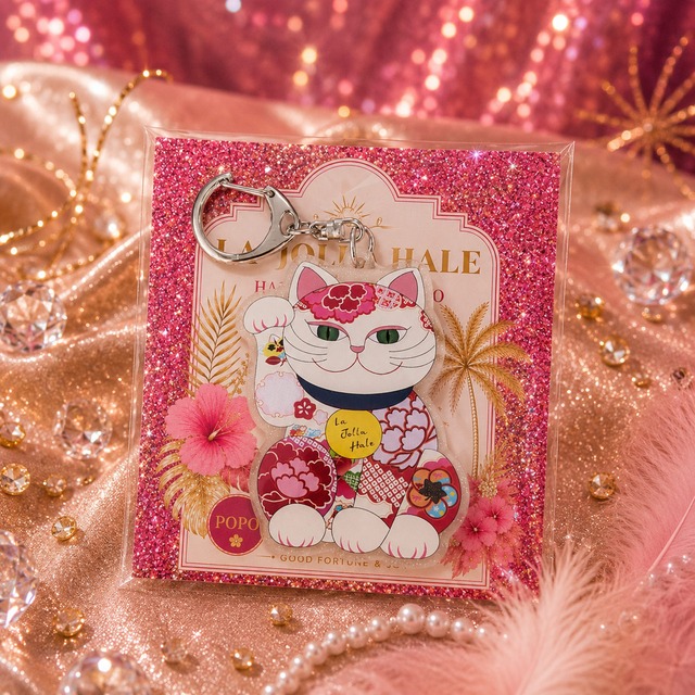 【COOK】LUCKY CAT アクリルキーホルダー ノーマルタイプ