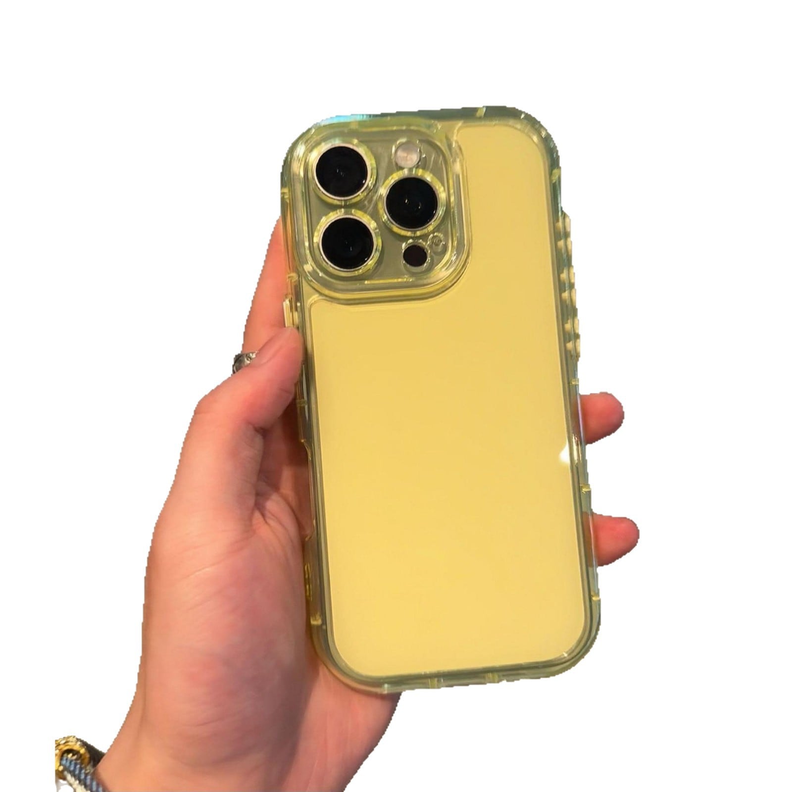 iPhone16-12まで対応】夏に映える◎ゼリーみたいなクッションフレーム
