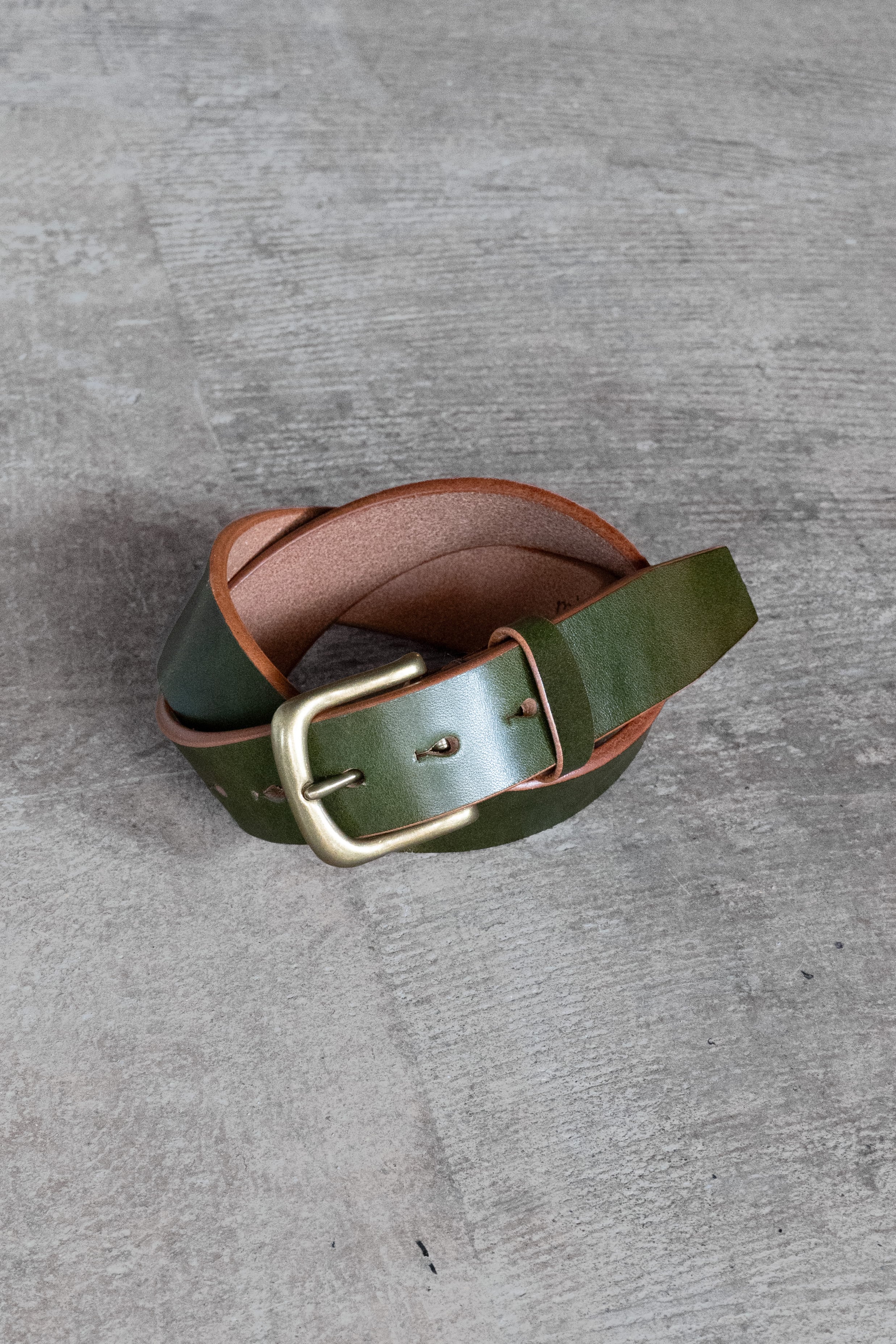 the bonez ベルト　カーキ色　美品 3c615cbbc3d5d65c9f7ba0eb853826