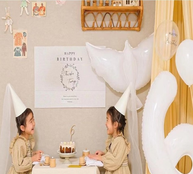 【お取り寄せ】壁飾り 撮影道具 背景布 写真用 韓国風 ins 子供 タペストリー 誕生日掛け布