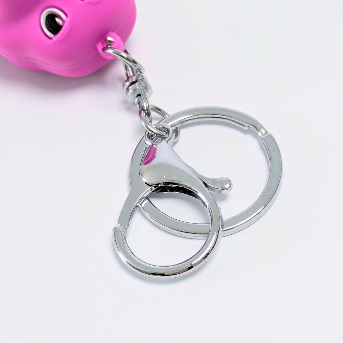 【 Barney & Friends( バーニー&フレンズ ) 】 『 Barney 』3D Rubber KeyHolder / ラバーキーホルダー / フィギュアキーホルダー〚アメリカン雑貨 アメトイ〛