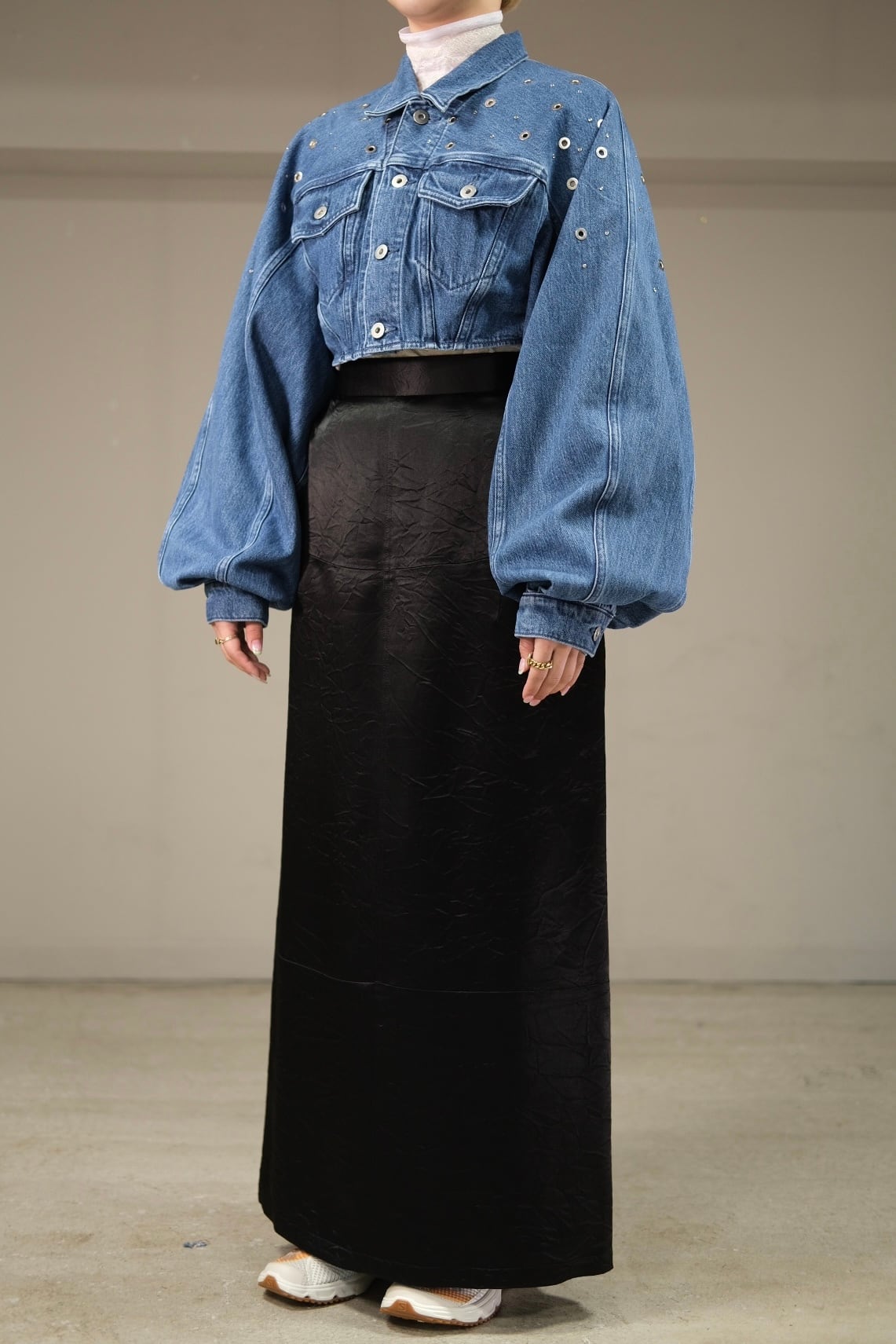 FETICO フェティコ SHORT JACKET 25AW】FETICO フェティコ / Boucle knit short jacket / ニット