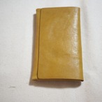 フラップ付きの通帳ケース / イエロー