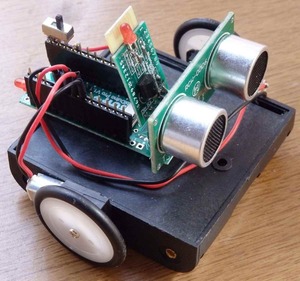 ワイヤレスちびか～はんだづけ済キット　SCRATCH1.4から操作できるロボットカー