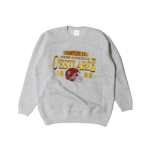 22AW Vintage Style Sweatshirt "Rugger"(Gray)