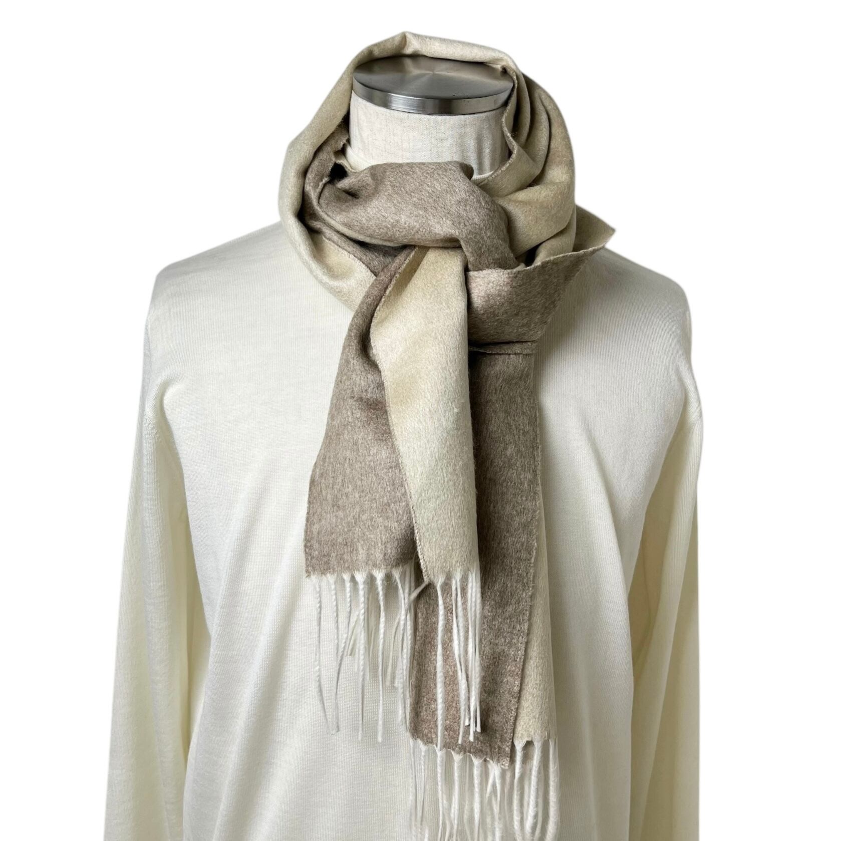 PIACENZA(ピアチェンツァ) Silk-Cashmere Double face Scarf(82249/44