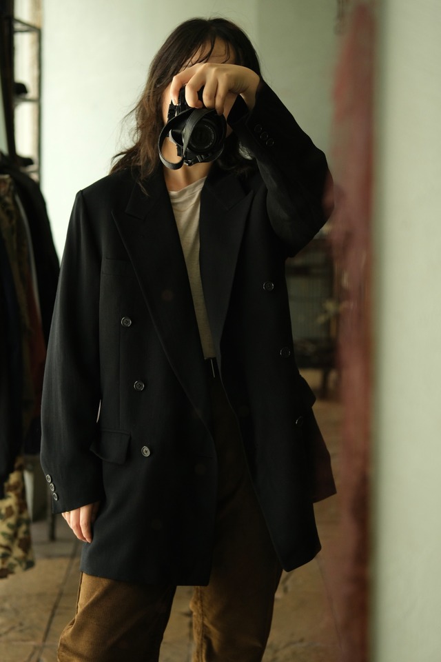 Utah／80-90’s “GIVENCHY” double breasted tailored jacket