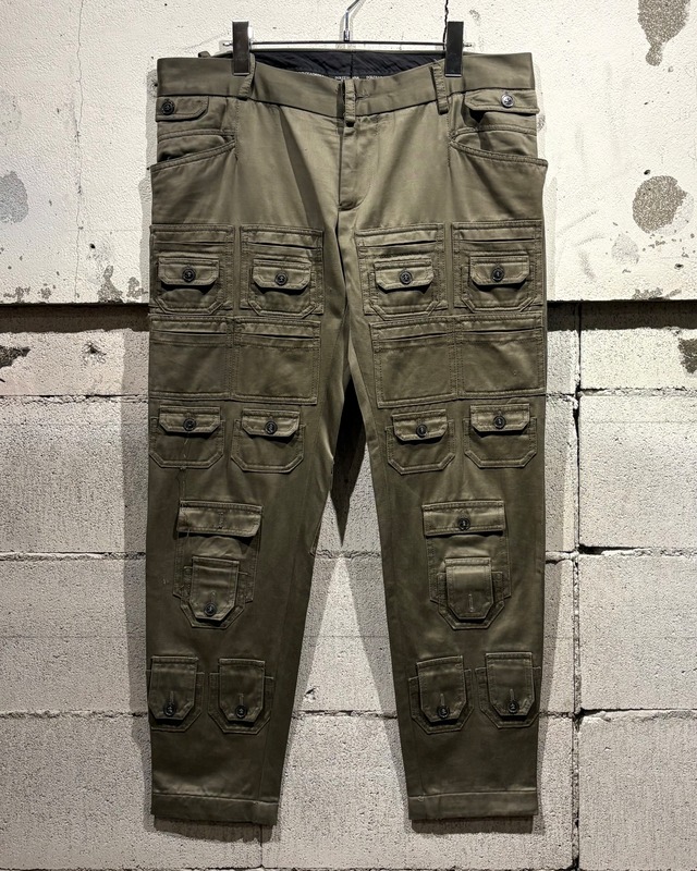 【Caka otto】“Dolce & Gabbana” Archive Multiple Pocket Gimmick Pants