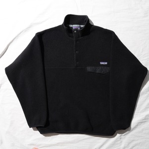 極美品 M 05年 オールブラック 黒 Synchilla Snap-T Patagonia シンチラ スナップT パタゴニア