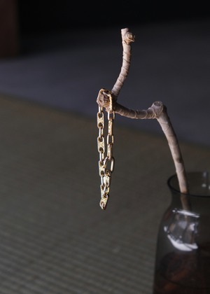 Old CELINE small triomphe chain bracelet