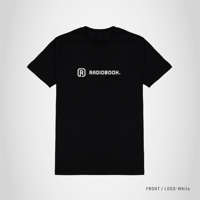 RADIOBOOK オリジナルロゴＴシャツ　ブラック