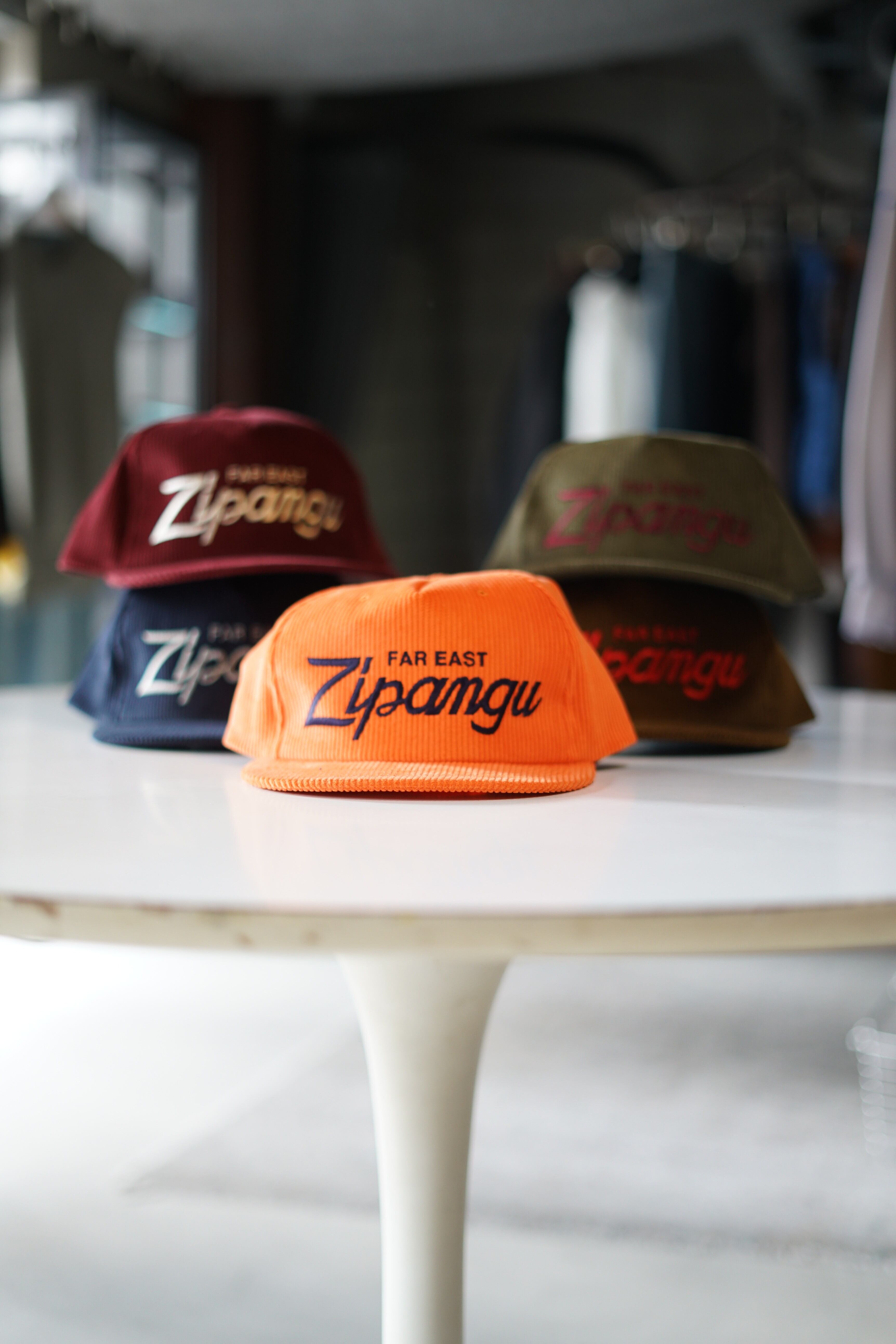 THE UNION / CORDUROY  Zipang u  CAP(NAVY,BROWN,ORA NGE,OLIVE,AZUKI