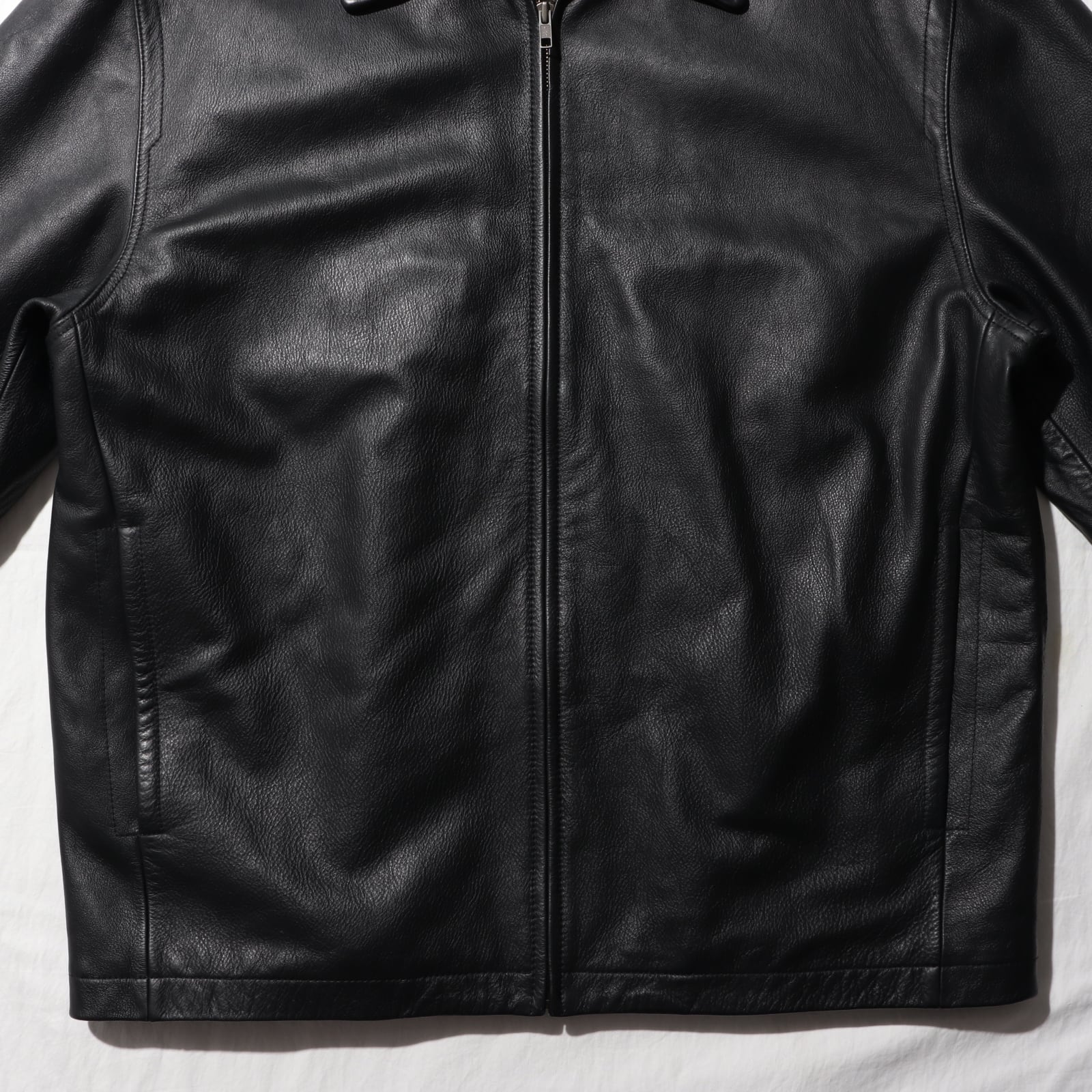 Mint 優良皮革 L Y2K OLD GAP レザージャケット オールドギャップ 黒
