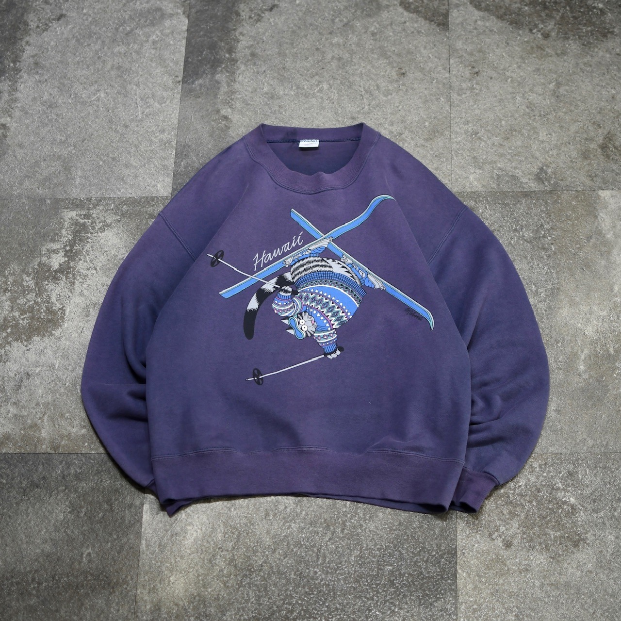 crazy shirt kliban cat fade print sweat