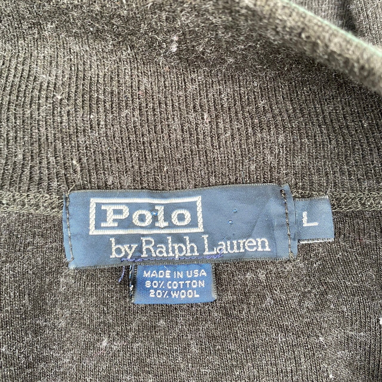 USA製 90年代 Polo by Ralph Lauren ヘンリーネック ニットセーター