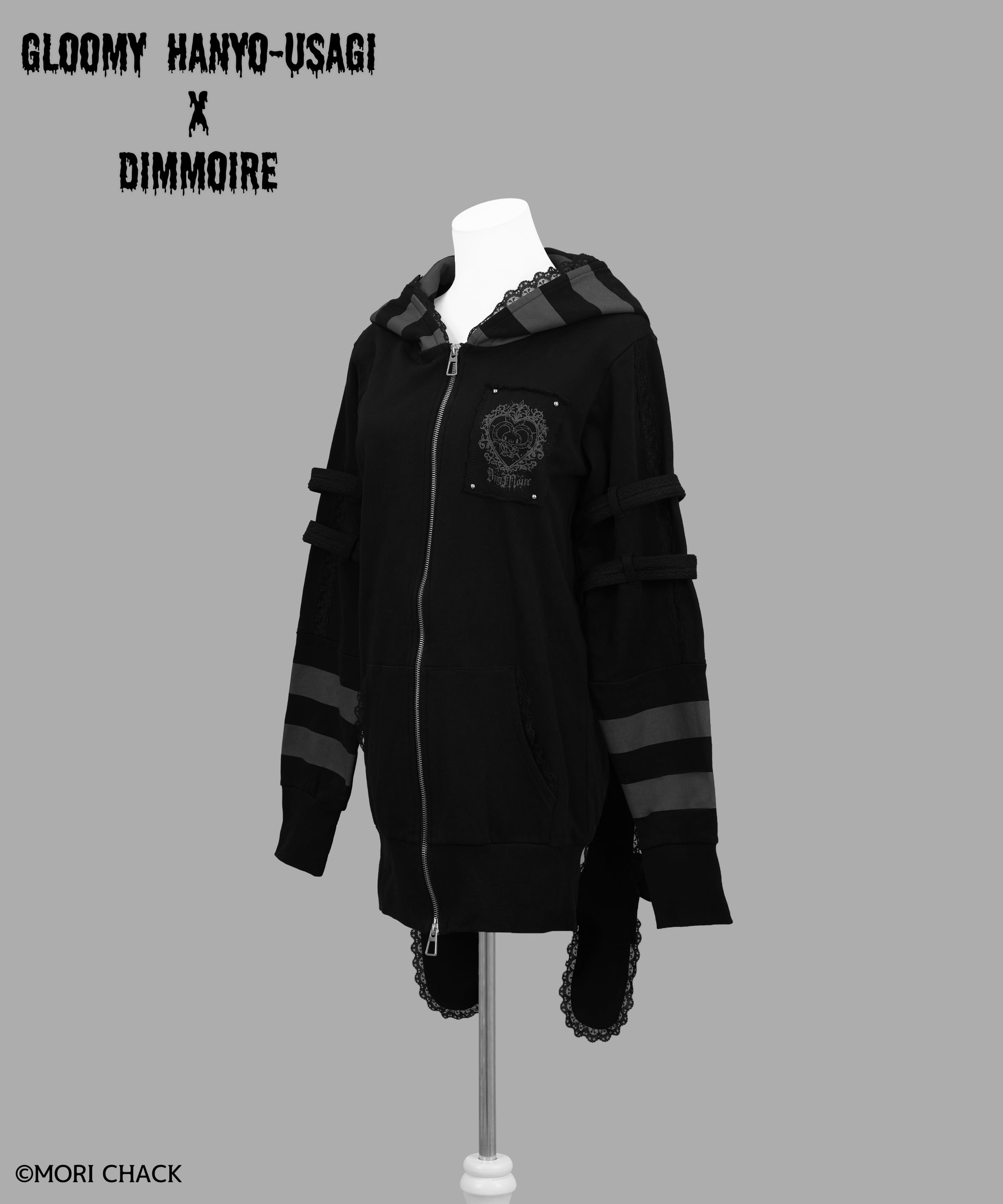 受注予約商品】【HANYO-USAGI×DimMoire】汎用うさぎパーカー