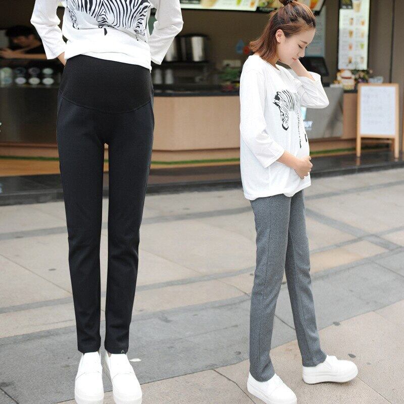 【新作】【送料無料】 マタニティパンツズボン春秋薄マタニティベリーレギンスペンシルロングデザイン服妊婦 スプリング 春物 オータム 秋物 expec543229675110