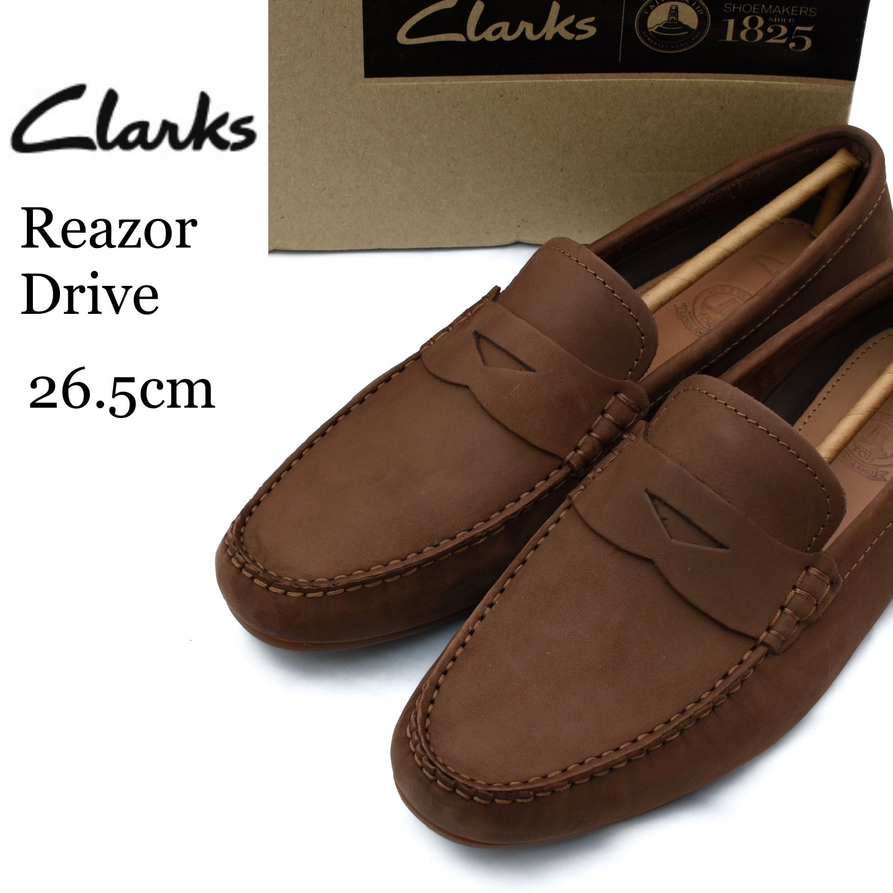 Clarks Reazor Drive 27.0cm ドライビングシューズ屋外にて数回着用