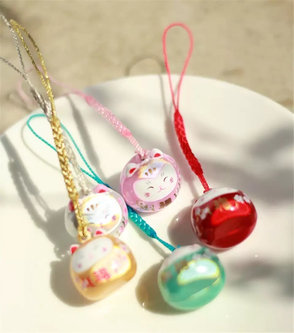 ラッキー福猫ストラップ