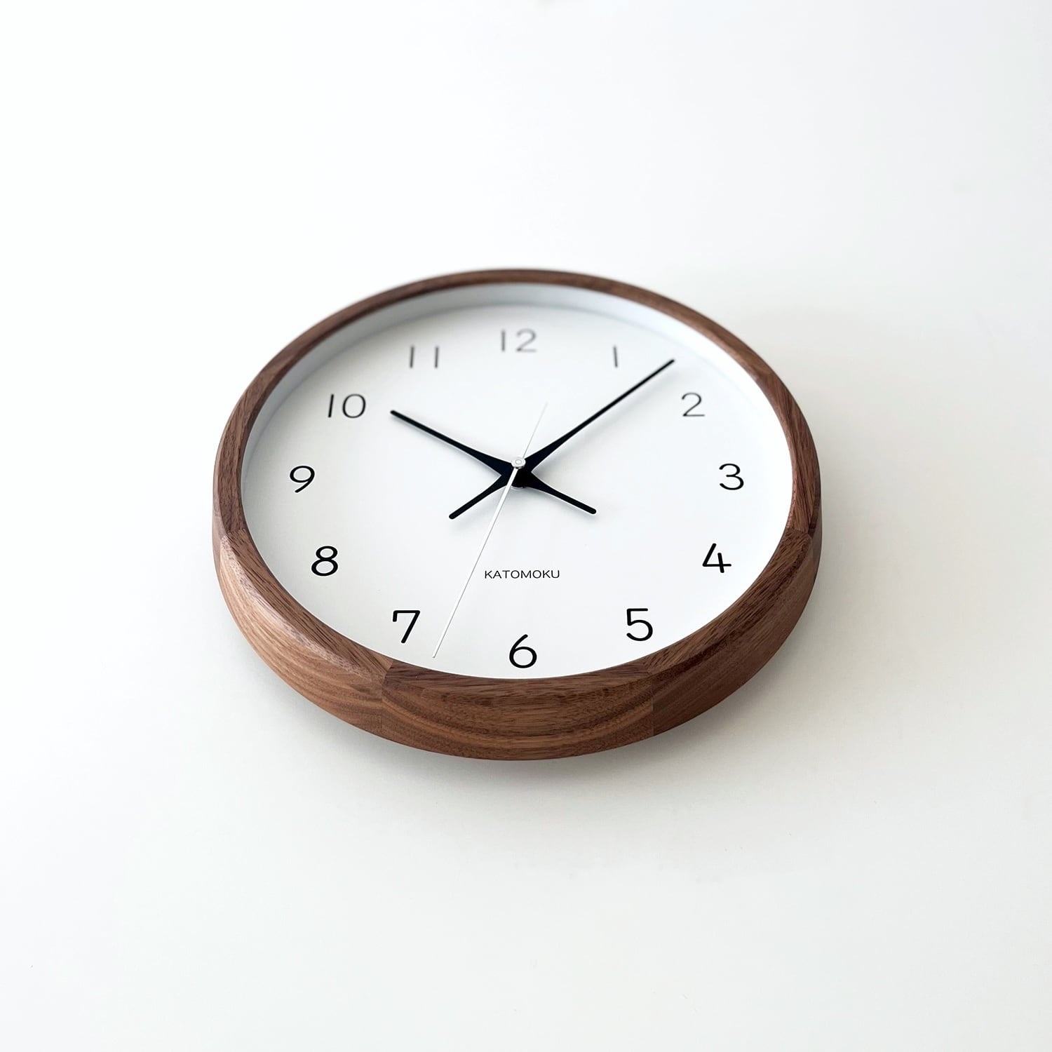KATOMOKU muku clock 13 ウォールナット km-104WA 掛け時計 | 加藤木工