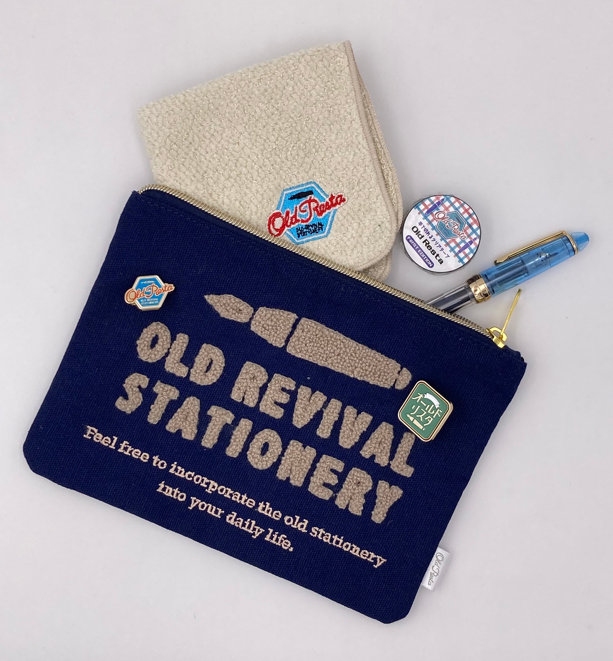 日本出版 Old Resta サガラ刺繍ポーチ FIRST EDITION | 文華堂 ONLINE SHOP