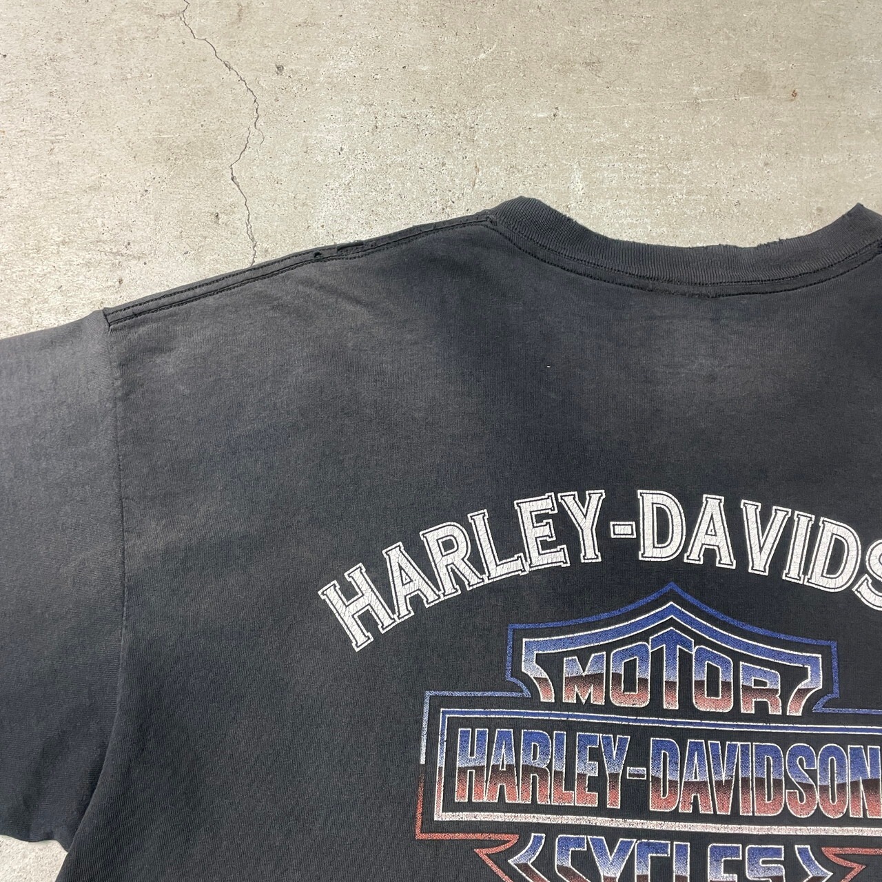 90年代 襤褸 Harley-Davidson ハーレーダビッドソン イーグル 両面  