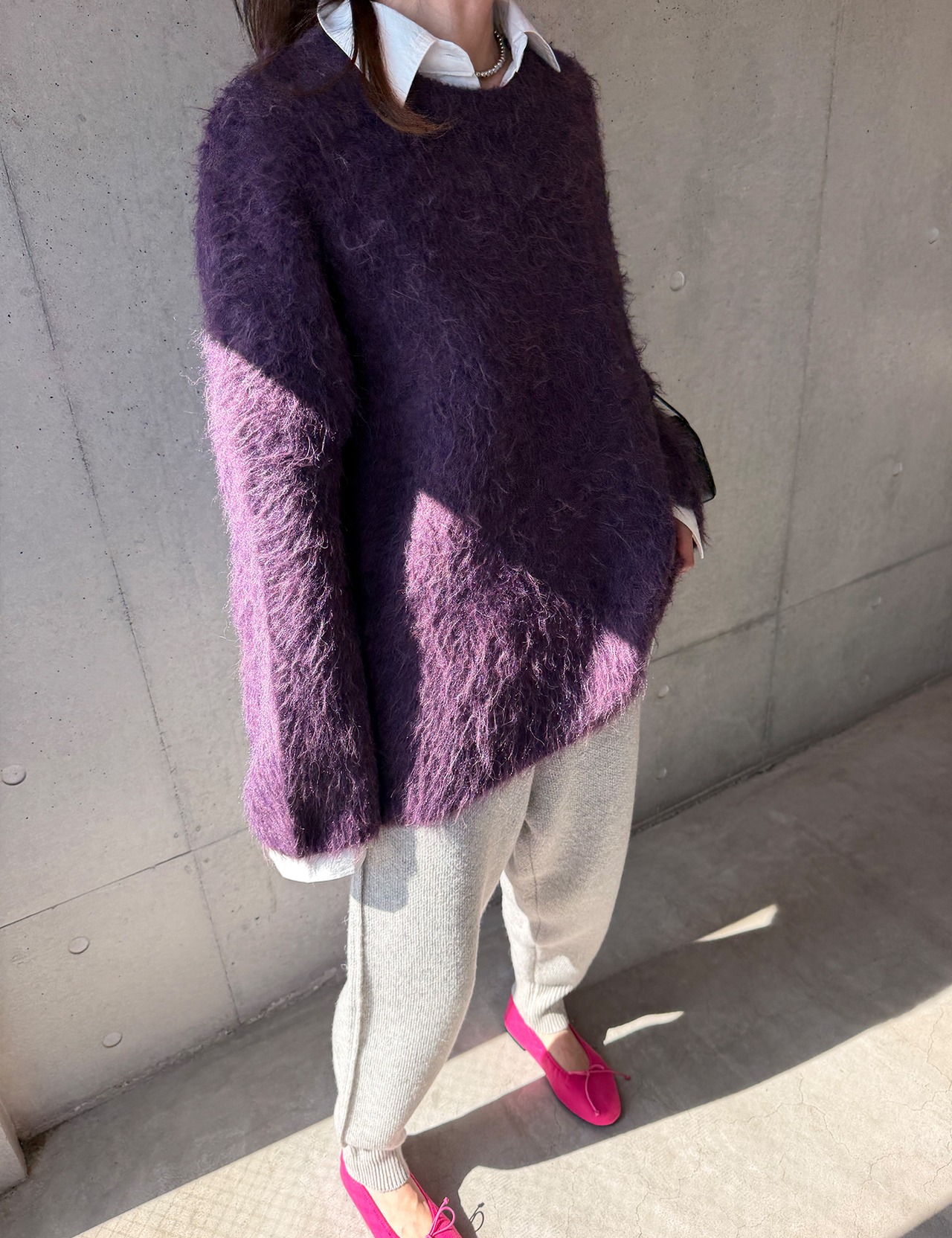 【新作5％OFF・3日間】Over-fit Huwa-Huwa Knit_6colors