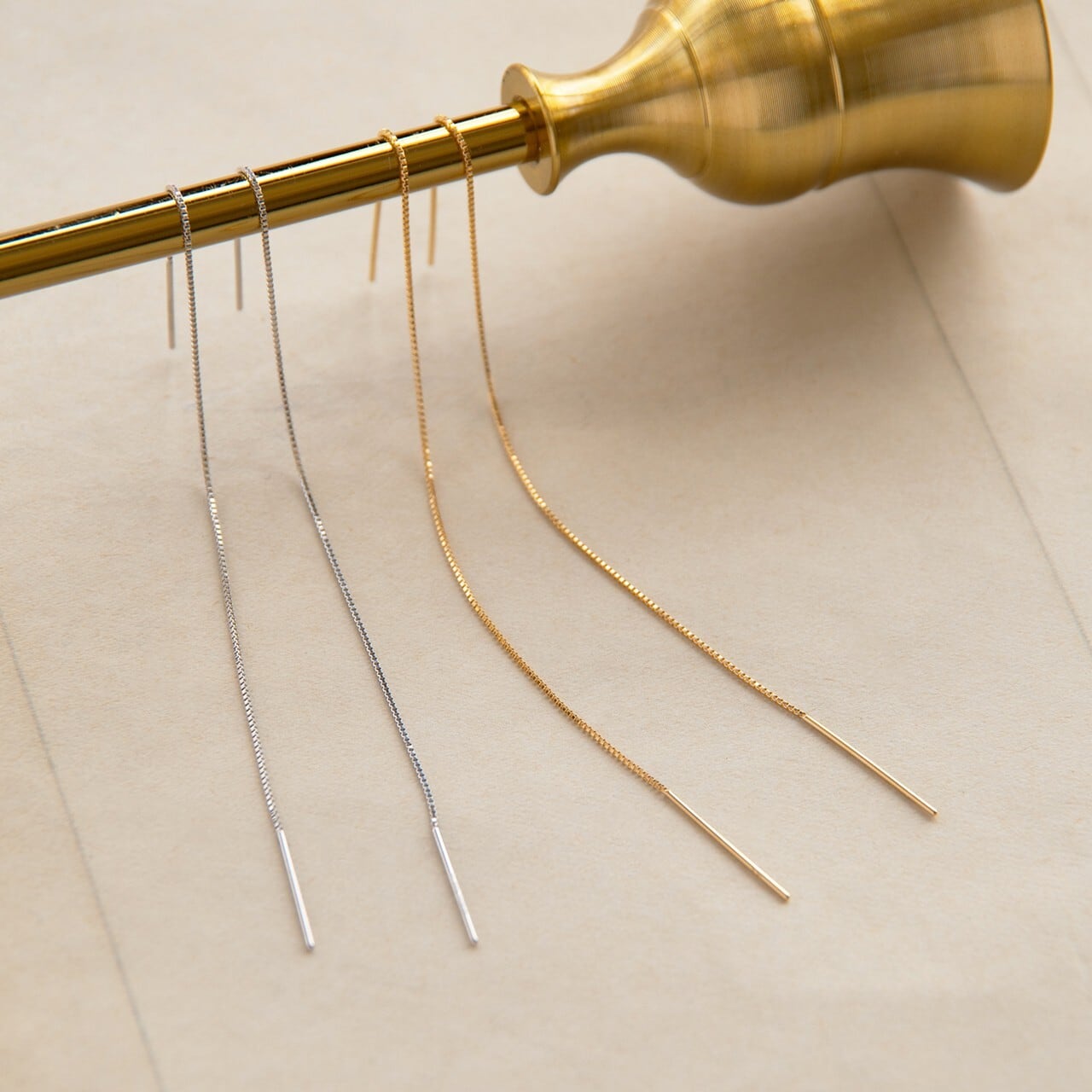 プラチナヴェネチアンチェーンピアス【MPT0036P1】 | MONICE/モニス