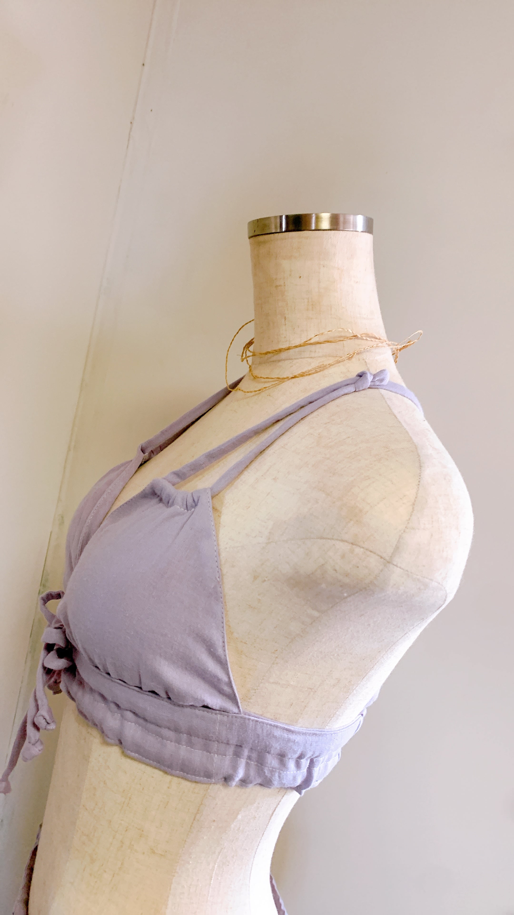 　締めつけない下着　“ゆる〜りブラ“ ラベンダー　第7チャクラ