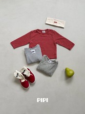 【取寄】PIPI PIPIストライプTシャツ｜秋服｜韓国子供服｜26/AT