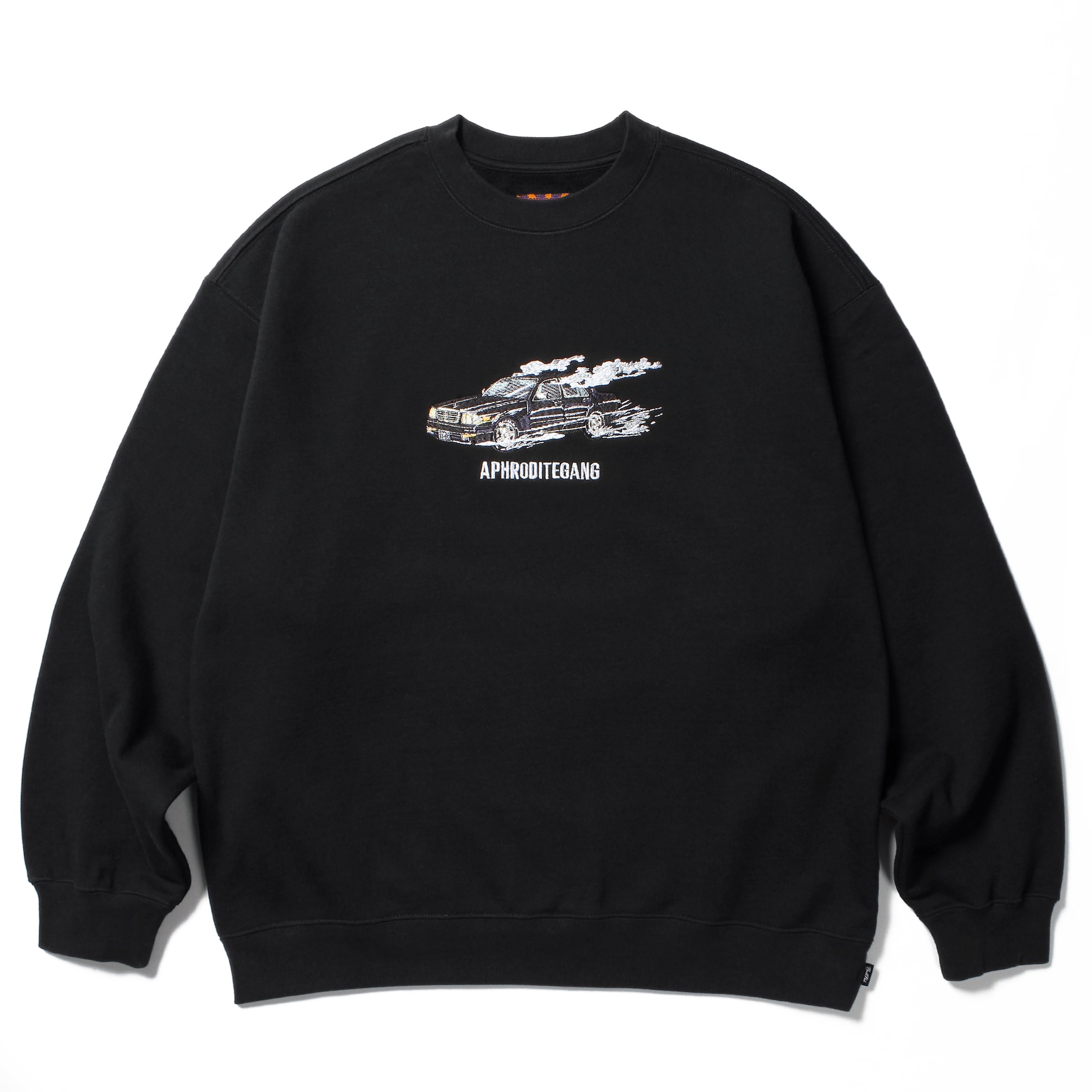 葵産業 × BUDSPOOL SMOKE CAR CREWNECK SWEAT SHIRT