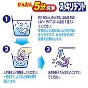 ライオンケミカル スッキリデント 入れ歯洗浄剤 総入れ歯用 酵素入り 99.9%除菌 ミントの香り 120錠入