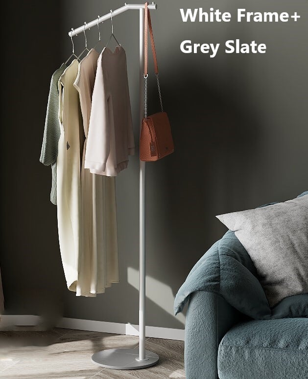 ハンガーラック スレート 台座 おしゃれ パイプハンガー 衣類収納 洋服