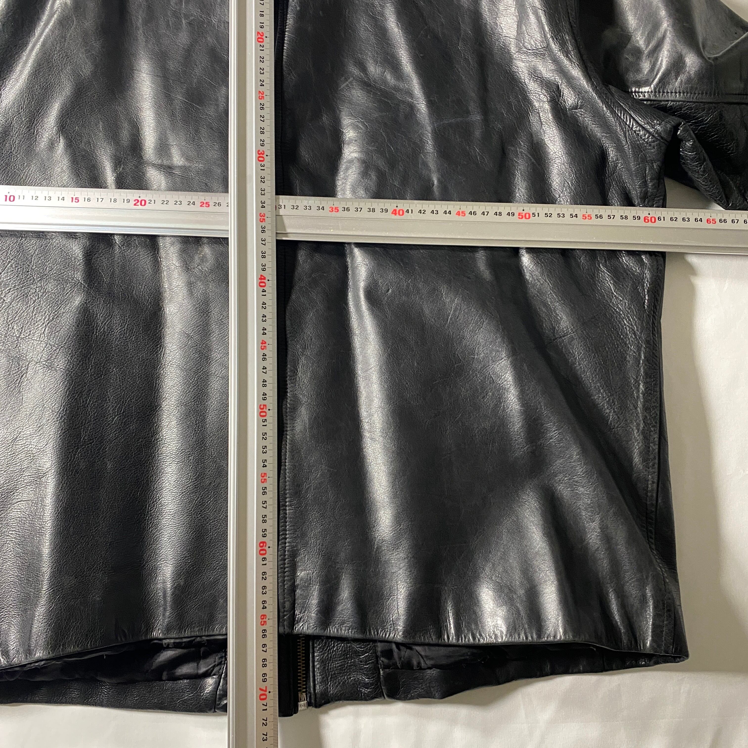 00s Gap Leather Jacket Black Y2K | WAGENTYPEII