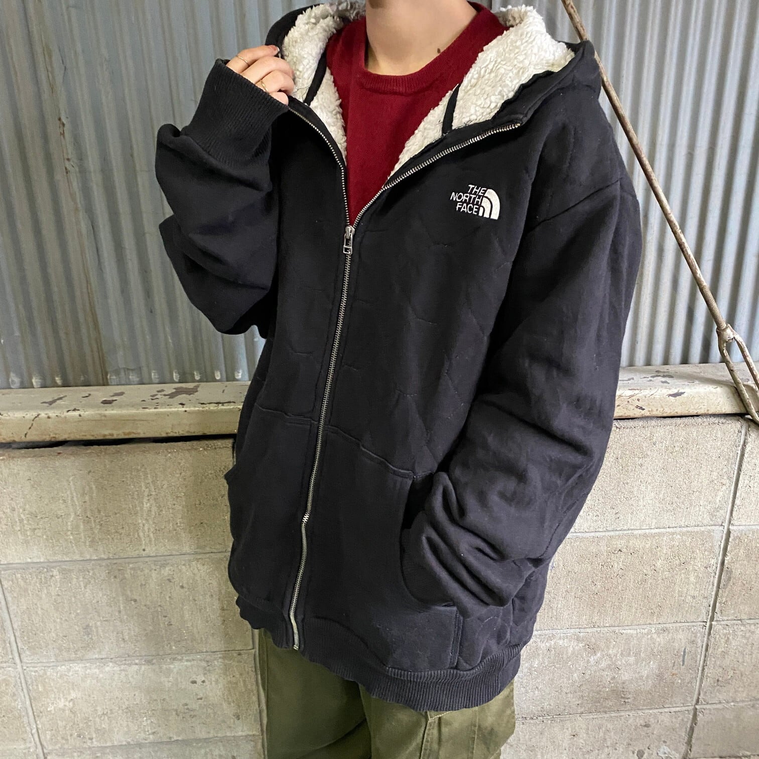 THE NORTH FACE ザ ノースフェイス 裏ボア スウェットパーカー メンズ  