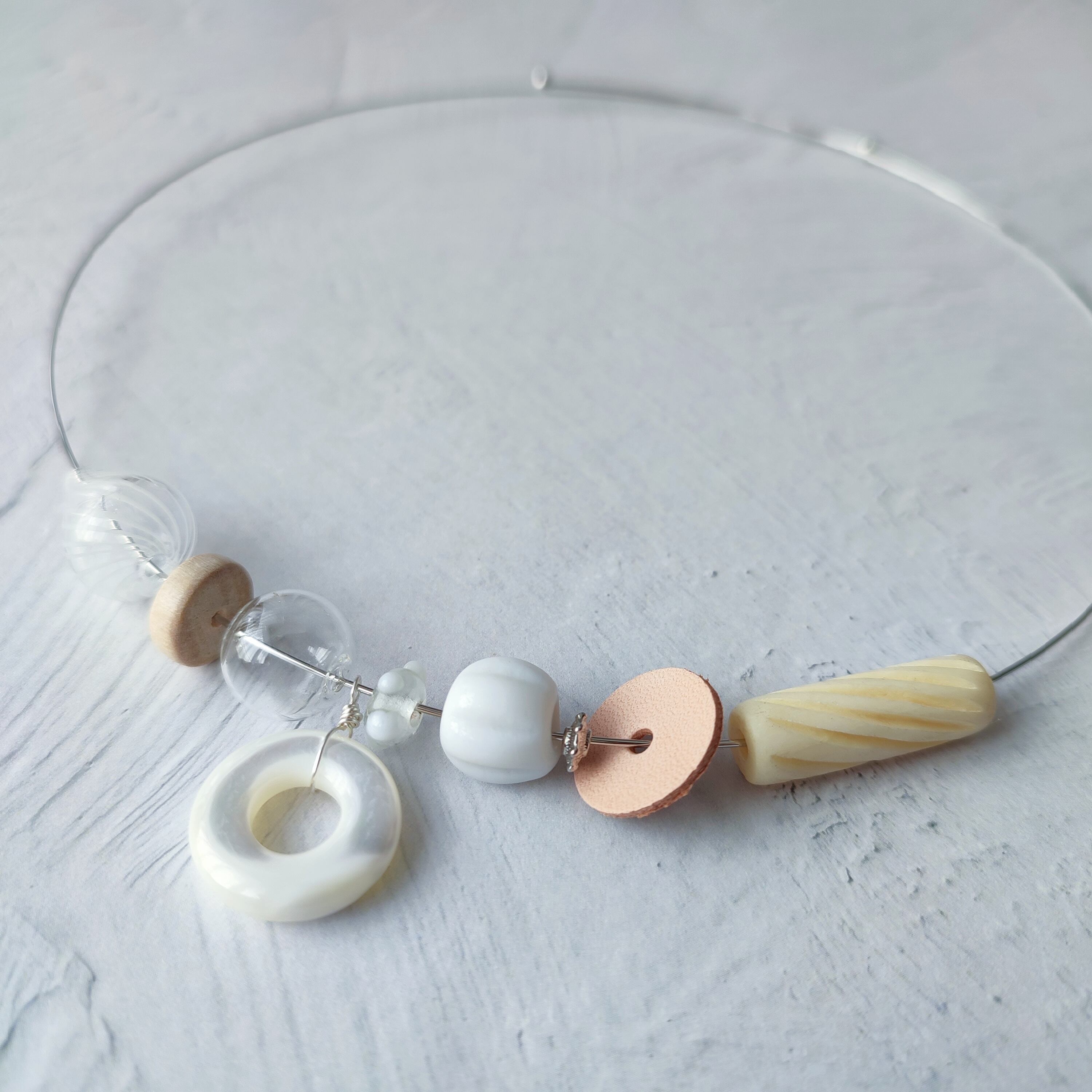 月白-tsukishiro チョーカー | utsuri accessories