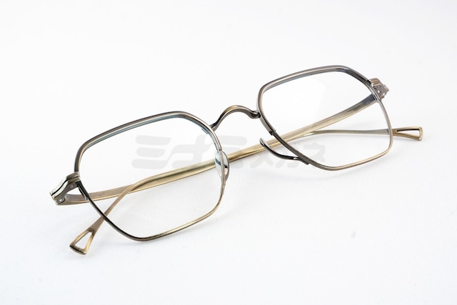 KameManNen メガネ KMN-9921 BKR/AG ヘキサゴン スクエア 多角形 クラシカル カメマンネン 鯖江 日本製 正規品-4枚目