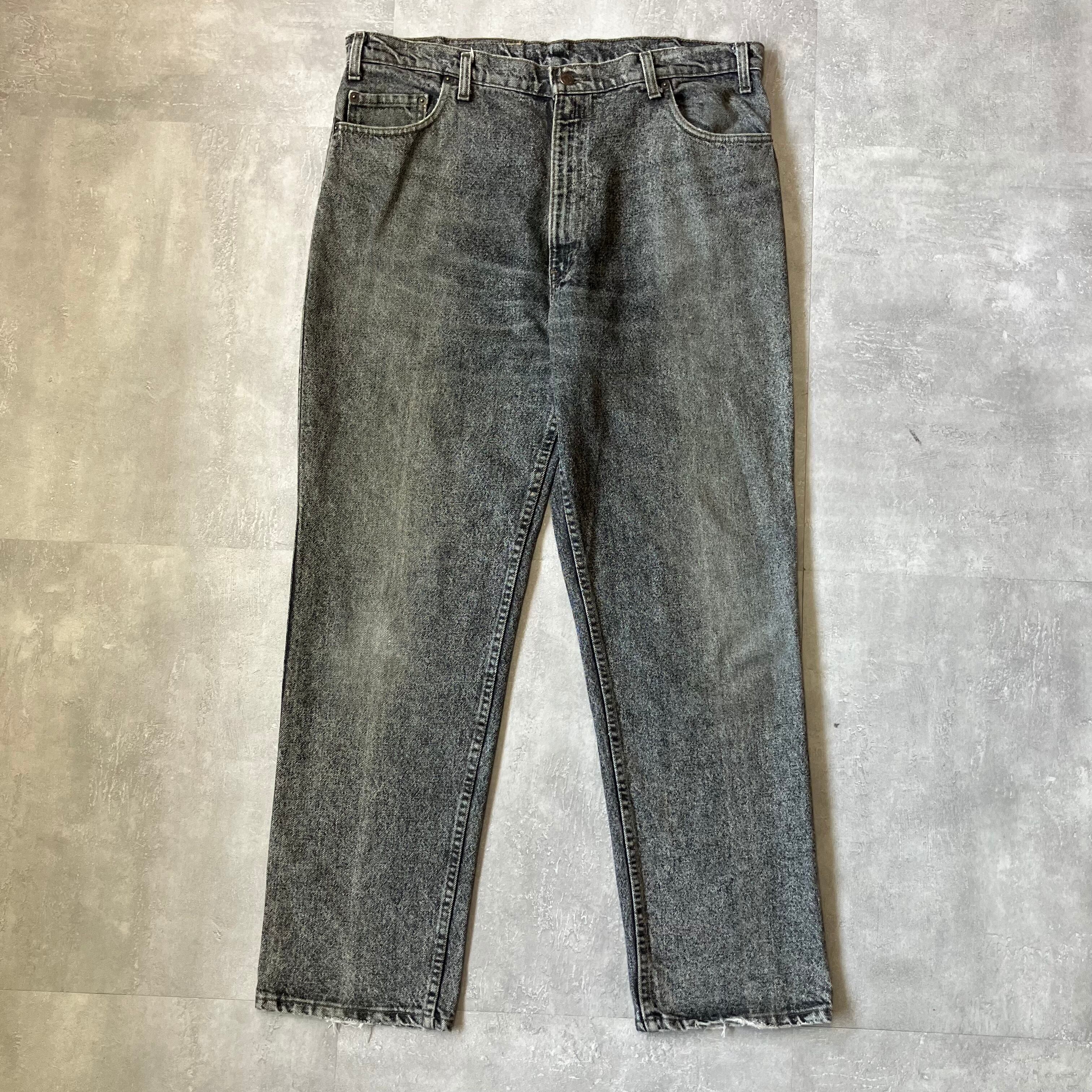 《実寸w39l32》Levi's リーバイス 540 90s usa製 ブラックデニム バギーデニム 先染め No.3410