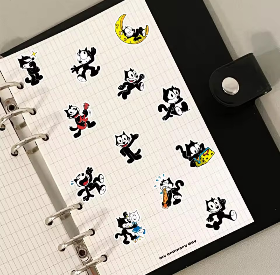 送料無料！【 Felix the Cat / フェリックス ザ キャット/ フィリックス 】STICKER（ステッカー）40枚SET　〚アメリカン雑貨 アメトイ〛