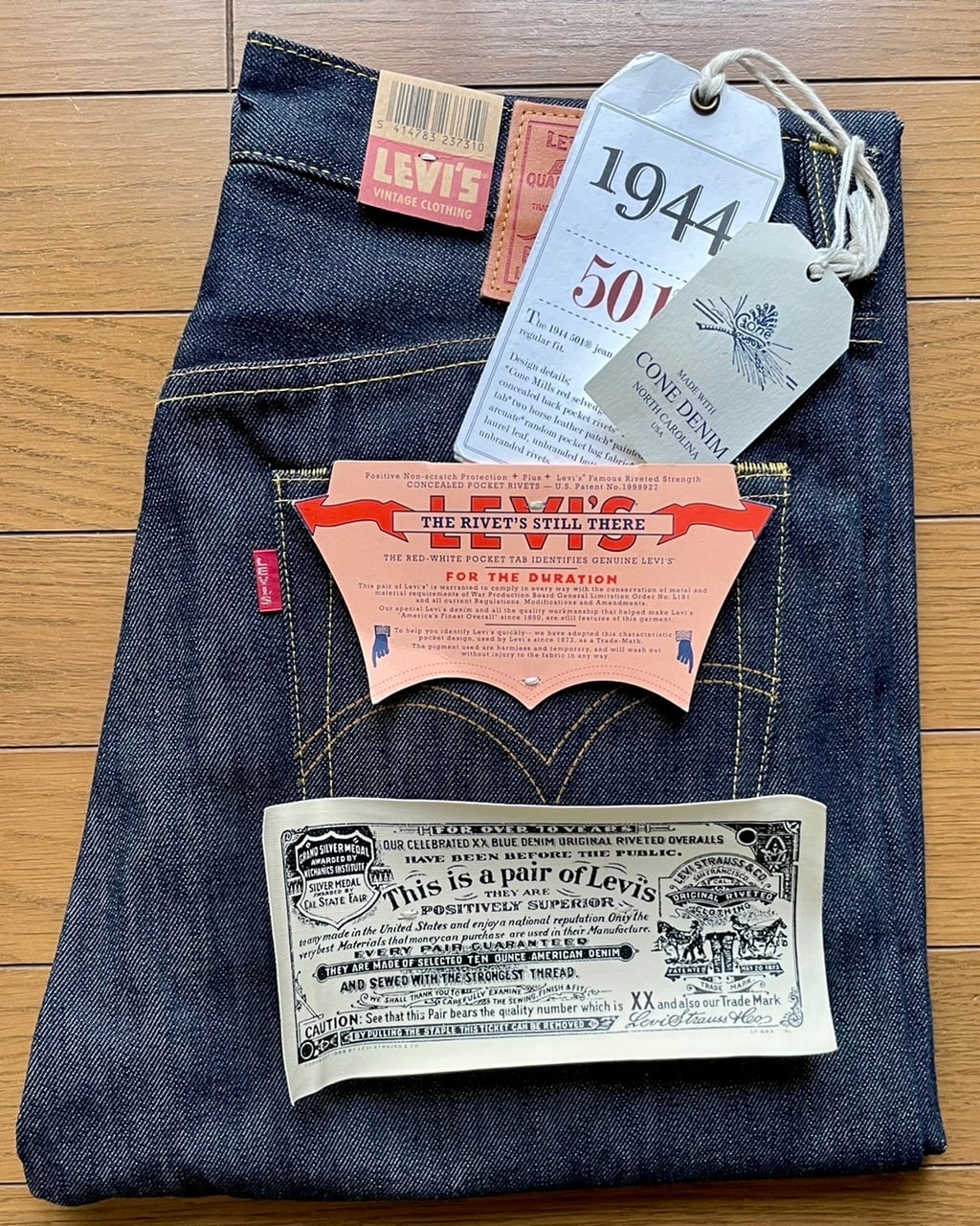 LEVI'S VINTAGE CLOTHING 1944 S501xx 米国製