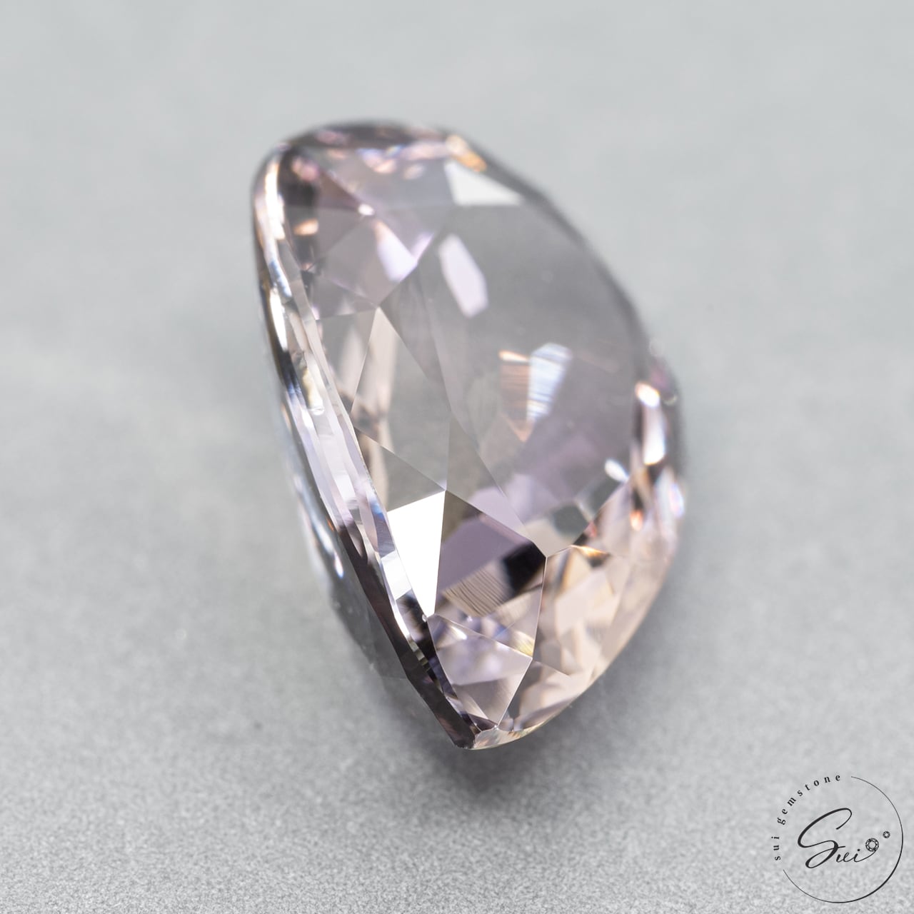 天然【非加熱】ゾイサイト・ブロンズパープル・多色性 3.375ct 日独