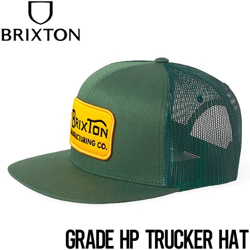 メッシュキャップ 帽子 BRIXTON ブリクストン GRADE HP TRUCKER HAT 11645 TKGTG 日本代理店正規品